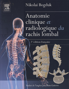 Couverture de l’ouvrage Anatomie clinique et radiologique du rachis lombal