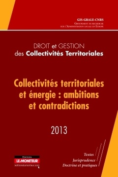 Couverture de l’ouvrage Droit et gestion des collectivités territoriales - 2013