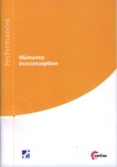 Couverture de l'ouvrage Mémento écoconception