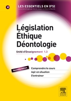 Cover of the book Législation, éthique, déontologie UE 1.3 (IFSI 4)
