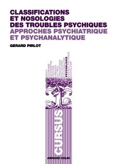Couverture de l’ouvrage Classifications et nosologies des troubles psychiques