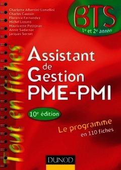 Cover of the book Assistant de gestion PME-PMI - en 110 fiches - 10e édition