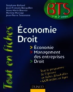 Cover of the book Economie-Droit - en 80 fiches