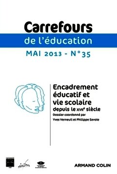 Couverture de l’ouvrage Carrefours de l'éducation Nº35 (1/2013)