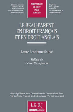 Couverture de l’ouvrage LE BEAU-PARENT EN DROIT FRANÇAIS ET EN DROIT ANGLAIS