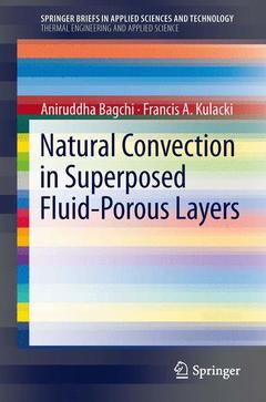 Couverture de l’ouvrage Natural Convection in Superposed Fluid-Porous Layers