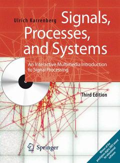Couverture de l’ouvrage Signals, Processes, and Systems