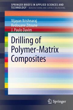 Couverture de l’ouvrage Drilling of Polymer-Matrix Composites