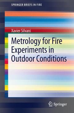 Couverture de l’ouvrage Metrology for Fire Experiments in Outdoor Conditions