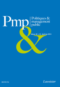 Couverture de l'ouvrage Politiques & management public