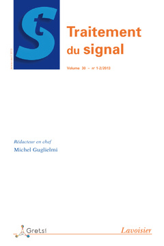 Couverture de l’ouvrage Traitement du signal Volume 30 N° 1-2/Janvier-Avril 2013