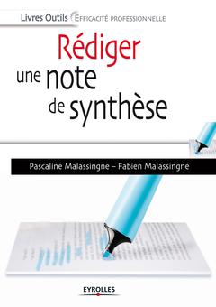 Cover of the book Rédiger une note de synthèse