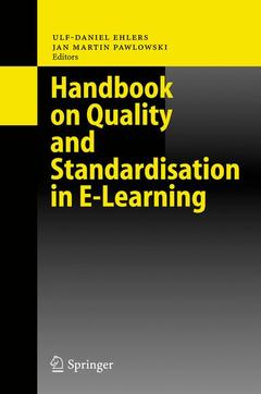 Cover of the book Handbook on Quality and Standardisation in E-Learning