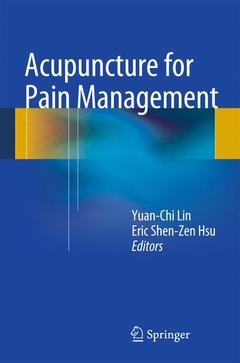 Couverture de l’ouvrage Acupuncture for Pain Management