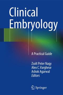 Couverture de l’ouvrage Clinical Embryology