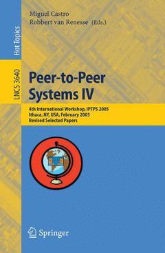 Cover of the book Peer-to-Peer Systems IV