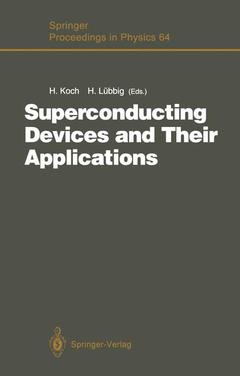 Couverture de l’ouvrage Superconducting Devices and Their Applications