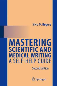 Couverture de l’ouvrage Mastering Scientific and Medical Writing