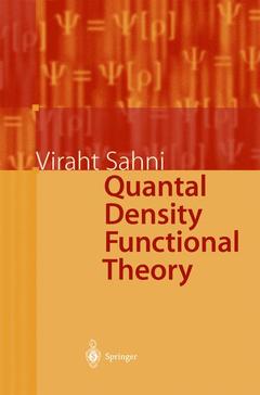 Couverture de l’ouvrage Quantal density functional theory