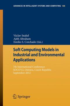 Couverture de l’ouvrage Soft Computing Models in Industrial and Environmental Applications