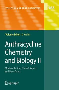 Couverture de l’ouvrage Anthracycline Chemistry and Biology II