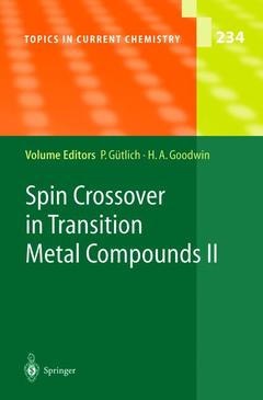 Couverture de l’ouvrage Spin Crossover in Transition Metal Compounds II