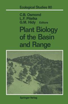 Couverture de l’ouvrage Plant Biology of the Basin and Range