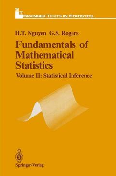 Couverture de l’ouvrage Fundamentals of Mathematical Statistics
