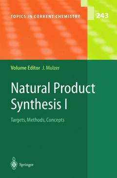 Couverture de l’ouvrage Natural Product Synthesis I
