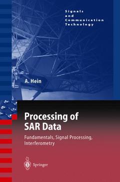 Couverture de l’ouvrage Processing of SAR Data