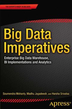 Couverture de l’ouvrage Big Data Imperatives