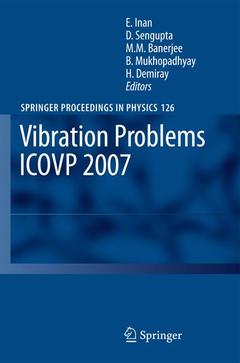 Couverture de l’ouvrage Vibration Problems ICOVP 2007