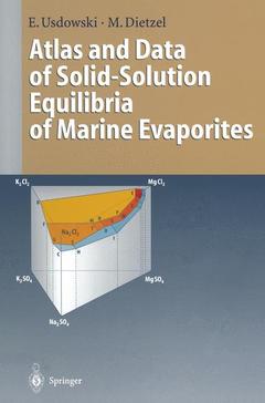Couverture de l’ouvrage Atlas and Data of Solid-Solution Equilibria of Marine Evaporites