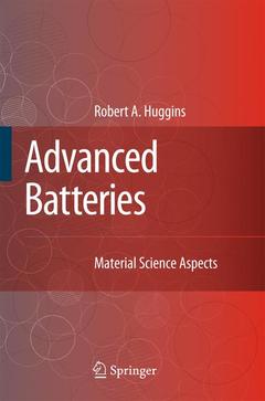 Couverture de l’ouvrage Advanced Batteries