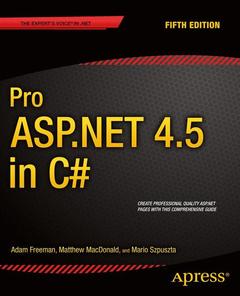 Couverture de l’ouvrage Pro ASP.NET 4.5 in C#