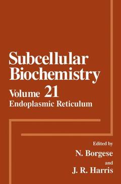 Couverture de l’ouvrage Endoplasmic Reticulum