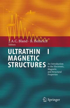 Couverture de l’ouvrage Ultrathin Magnetic Structures I