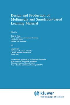Cover of the book Design and Production of Multimedia and Simulation-based Learning Material