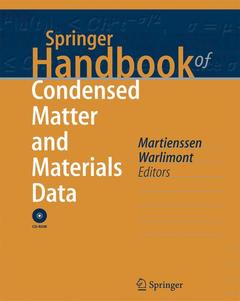 Couverture de l’ouvrage Springer Handbook of Condensed Matter and Materials Data