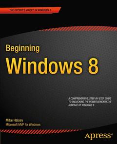 Cover of the book Beginning Windows 8