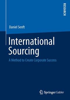 Couverture de l’ouvrage International Sourcing