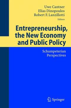 Couverture de l’ouvrage Entrepreneurship, the New Economy and Public Policy