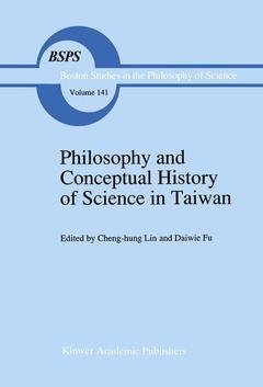 Couverture de l’ouvrage Philosophy and Conceptual History of Science in Taiwan