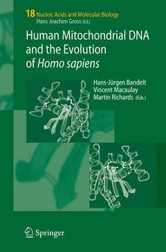 Couverture de l’ouvrage Human Mitochondrial DNA and the Evolution of Homo sapiens