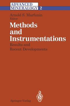 Couverture de l’ouvrage Methods and Instrumentations: Results and Recent Developments