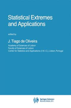 Couverture de l’ouvrage Statistical Extremes and Applications