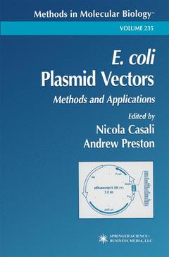 Couverture de l’ouvrage E. coli Plasmid Vectors