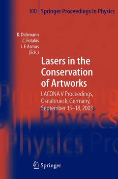 Cover of the book Lasers in the Conservation of Artworks