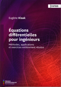 Couverture de l’ouvrage Équations différentielles pour ingénieurs