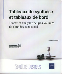 Cover of the book Tableaux de synthèse et tableaux de bord - Traitez et analysez de gros volumes de données avec Excel